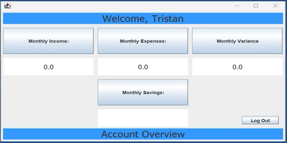 Financial Manager Homepage